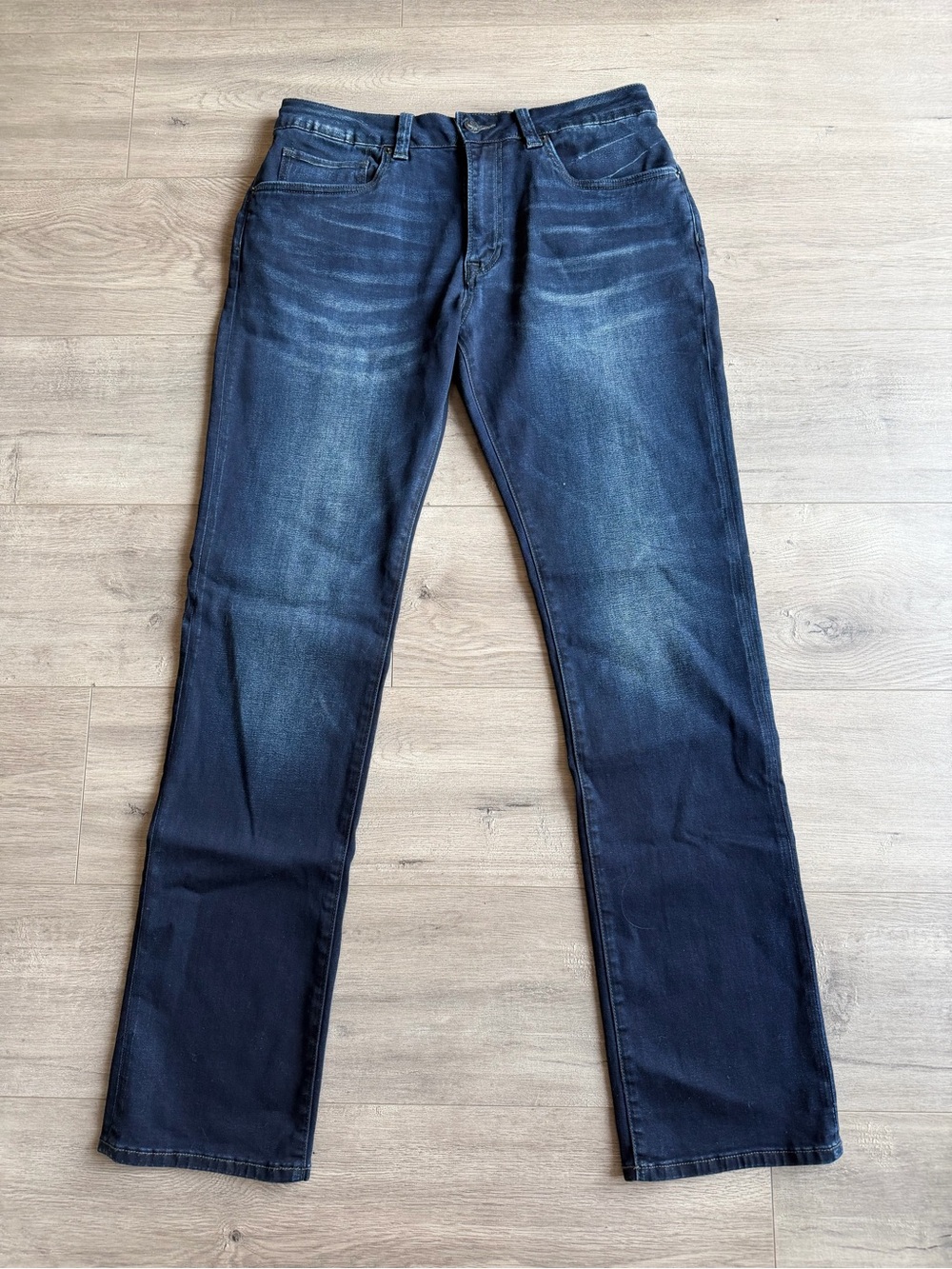 Buffalo David Bitton Straight Six dark wash jeans - size 34(W) 34(L)